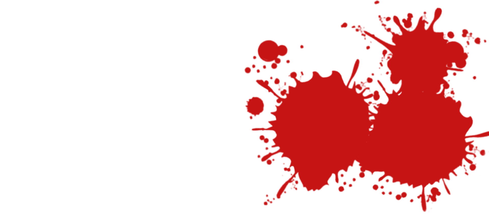 Custom weapons blood splatter decoration