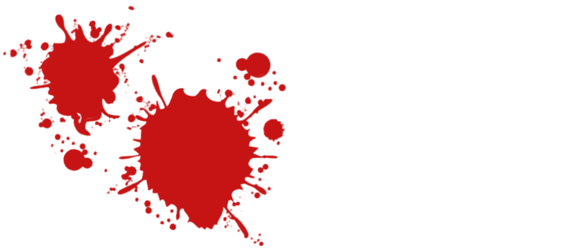 Ragdoll climbing blood splatter decoration