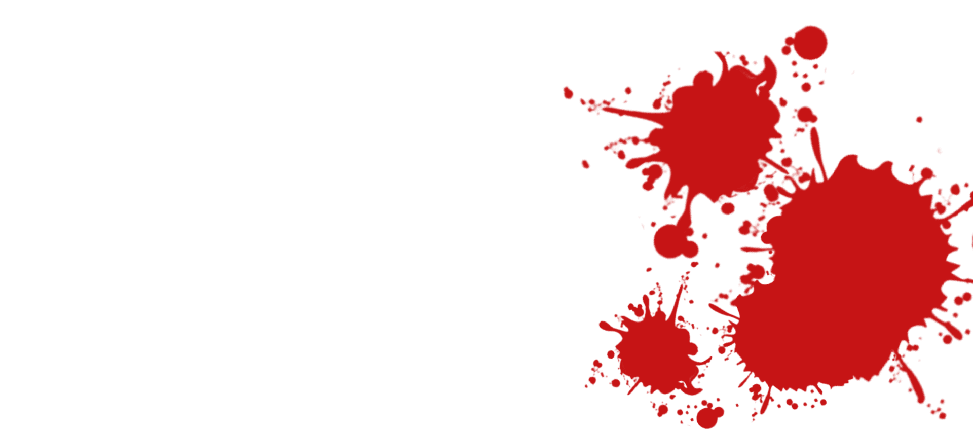 Medical system blood splatter decoration