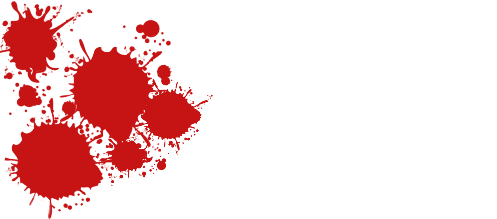Character classes blood splatter decoration