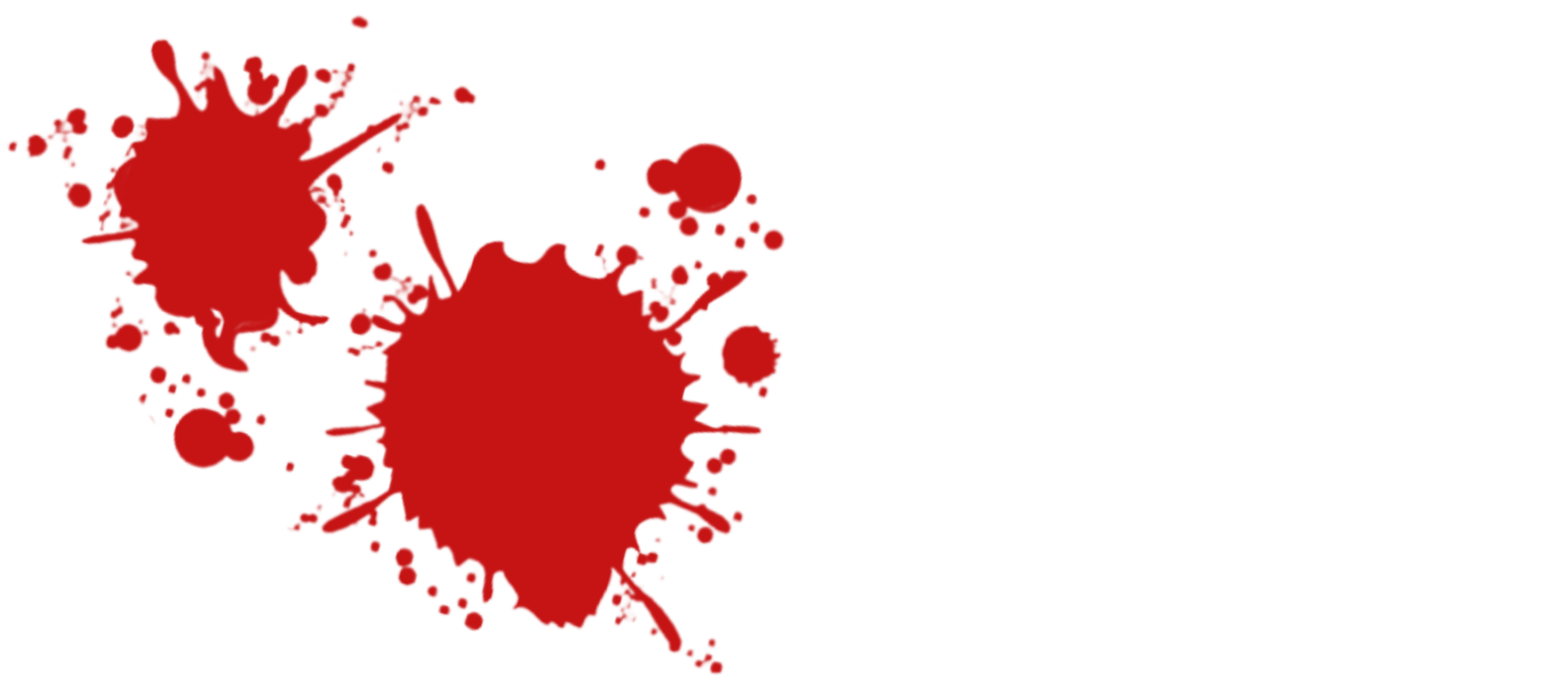 Ragdoll climbing blood splatter decoration