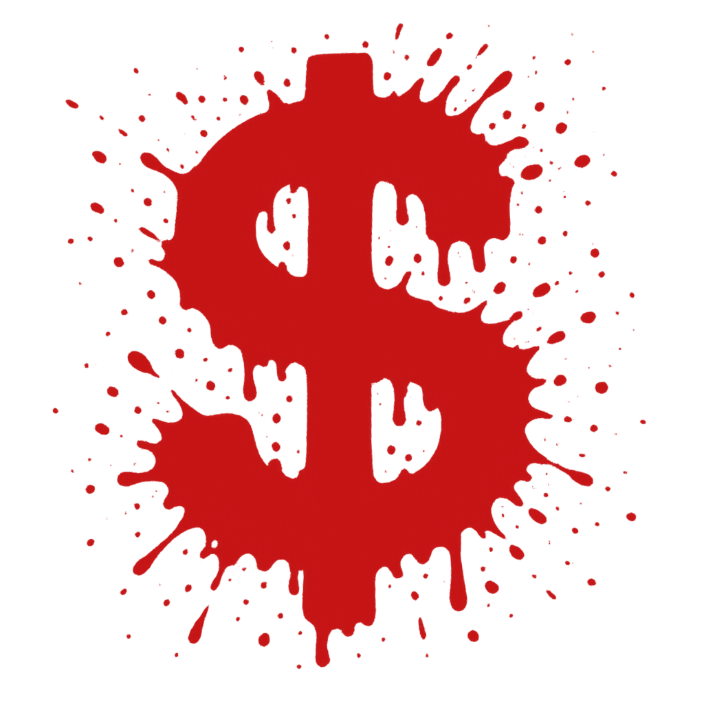 Dollar Splatter Background